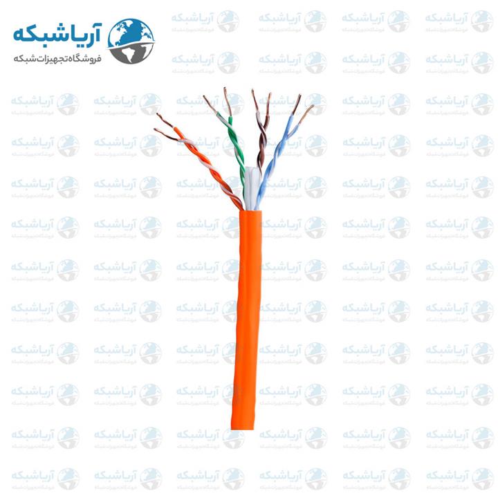 کابل شبکه نگزنس Cat6 UTP تمام مس تست فلوک چنل با روکش LSZH طول 305 متری